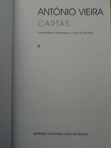 Cartas de António Vieira - 3 Volumes