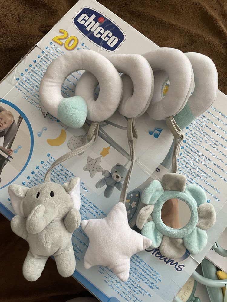 Мобіль на ліжечко 3 в 1 Chicco "Next2Dreams" Блакитний