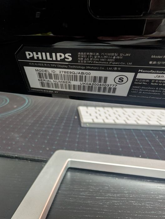 Monitor Philips Curvo Modelo. 278e9qjab 00