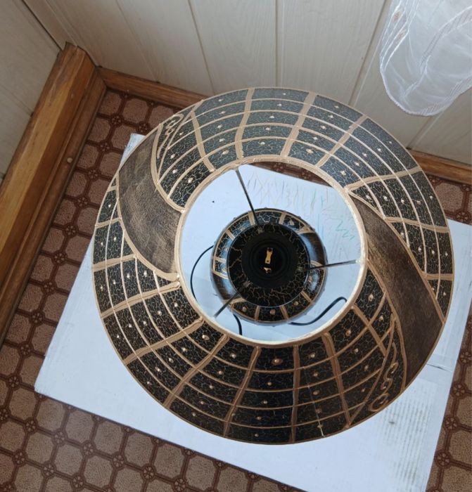 Настольная  прикроватная лампа с абажуром торшер