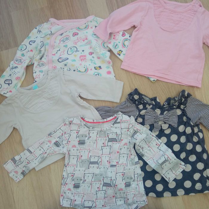 Bluzeczki dziewczęce rozmiar 68