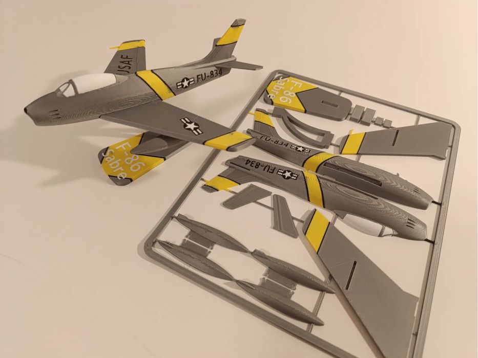 Kit Card Avião F-86 Sabre