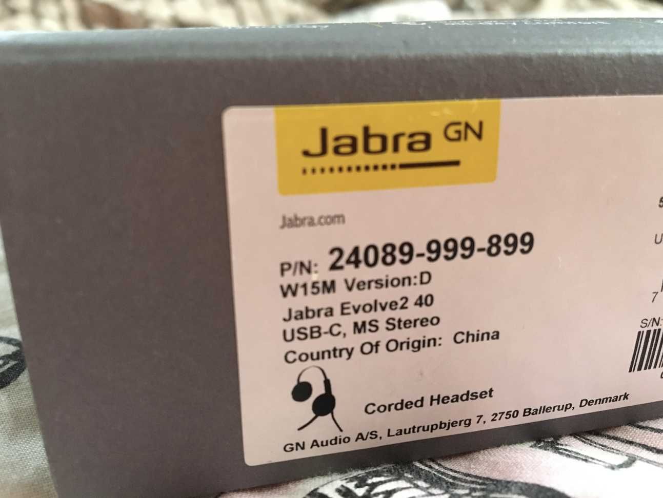 Навушники Jabra Evolve2 40 USB-C MS Stereo (24089-999-899)