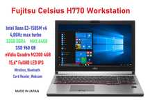 Fujitsu Celsius H770 Xeon E3-1505 v6 32GB 960GB SSD IPS Quadro M2200M