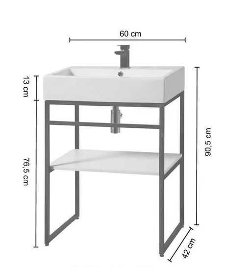 Szafka łazienkowa z umywalką ceramiczną 60 cm!!!