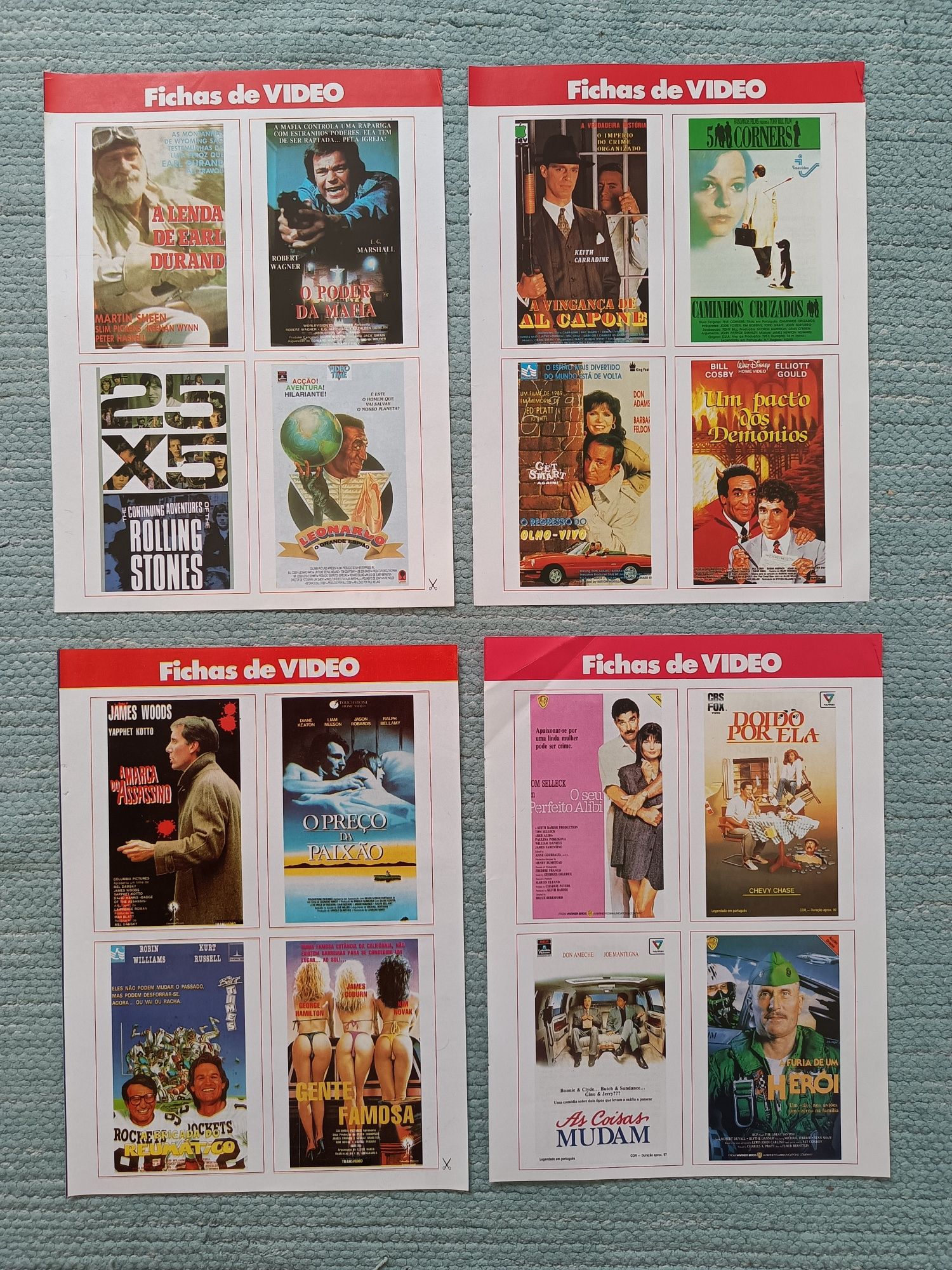 Fichas Técnicas Filmes Video VHS