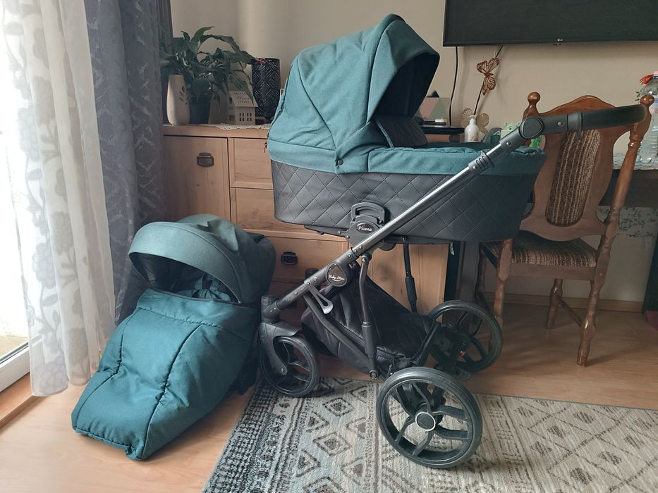 Wózek dziecięcy 2w1 Baby Merc Piuma + adaptery do fotelika i inne grat