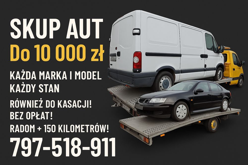 Skup Aut Samochodów Kasacja Złomowanie Pojazdów Radom Białobrzegi Przy