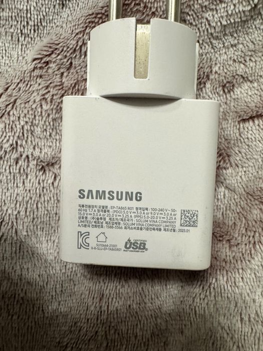 oryginalna ładowarka sieciowa samsung 65w pd 3.0 usb c