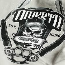 Koszulka t-shirt OMERTA ŚMIERĆ czacha xl jak nowa bawełna 100% super