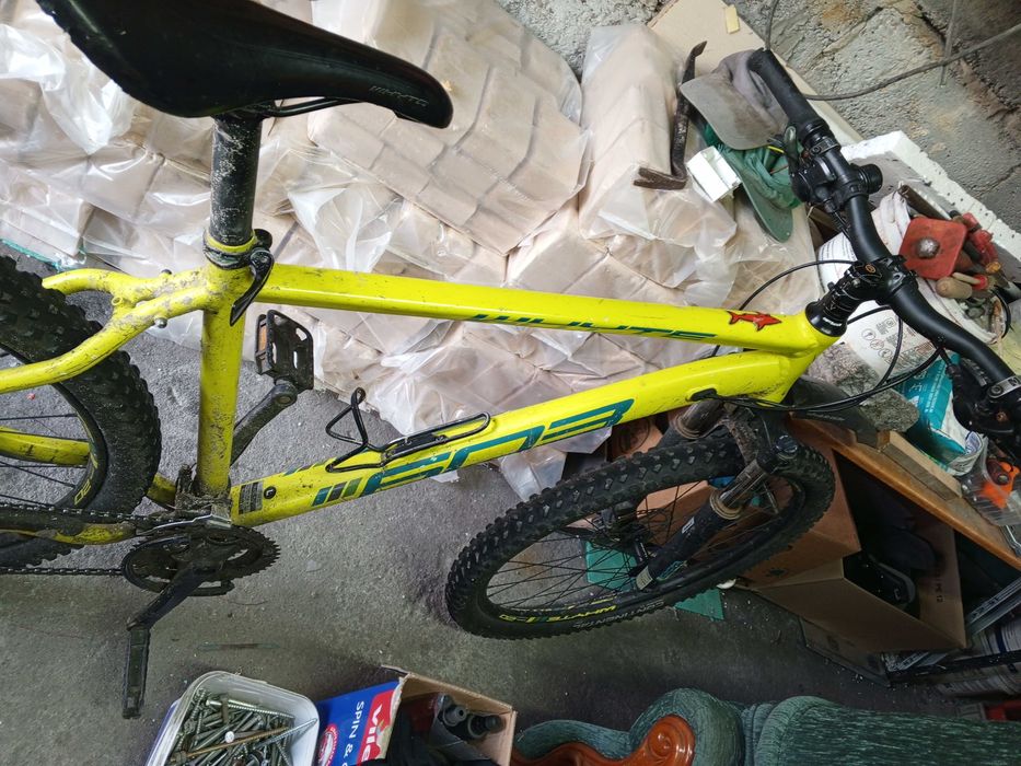 Rower alu żółty - altus