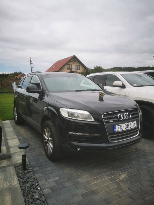 Audi q7 3.0 tdi czarna czarne skóry ew. zamiana na skuter wodny