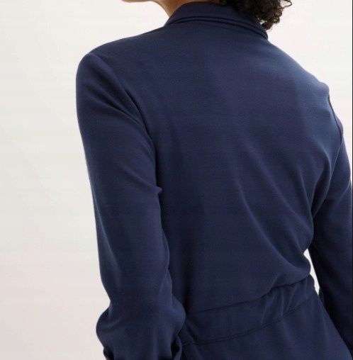 B.P.C sukienka szmizjerka granatowa punto di roma ^52/54