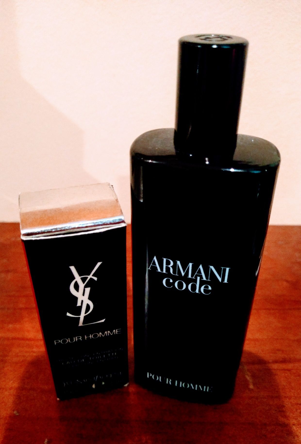 Zestaw perfum nowe YSL 7 ml YSL Pour Homme super concentrate i Armani