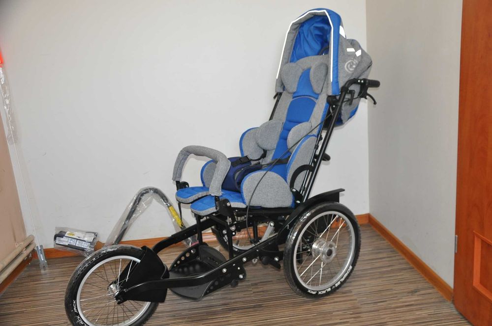 NOWY Kimba Cross 2 wózek trzykołowy przyczepka rowerow black Otto Bock