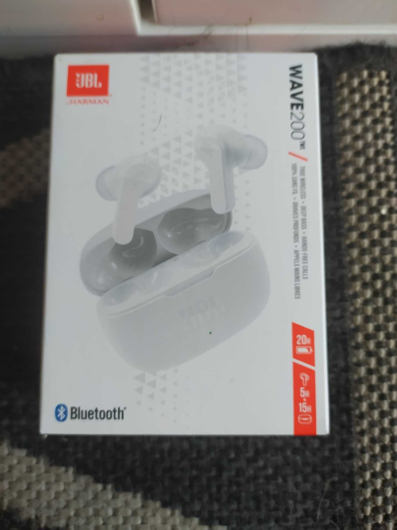 Słuchawki dokanałowe JBL Wave 200 TWS białe