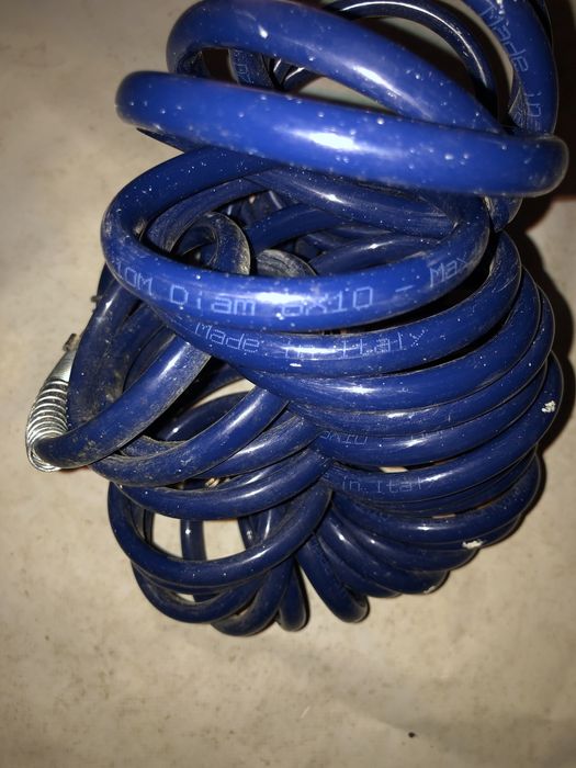2szt Kabel 10m 8x10 Dedra Euroline Italy przewód ciśnieniowy kompresor