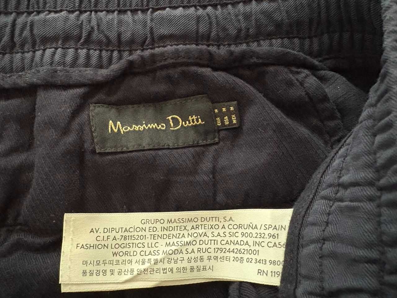 Лляні шорти, Massimo Dutti, темно-сині, [M]