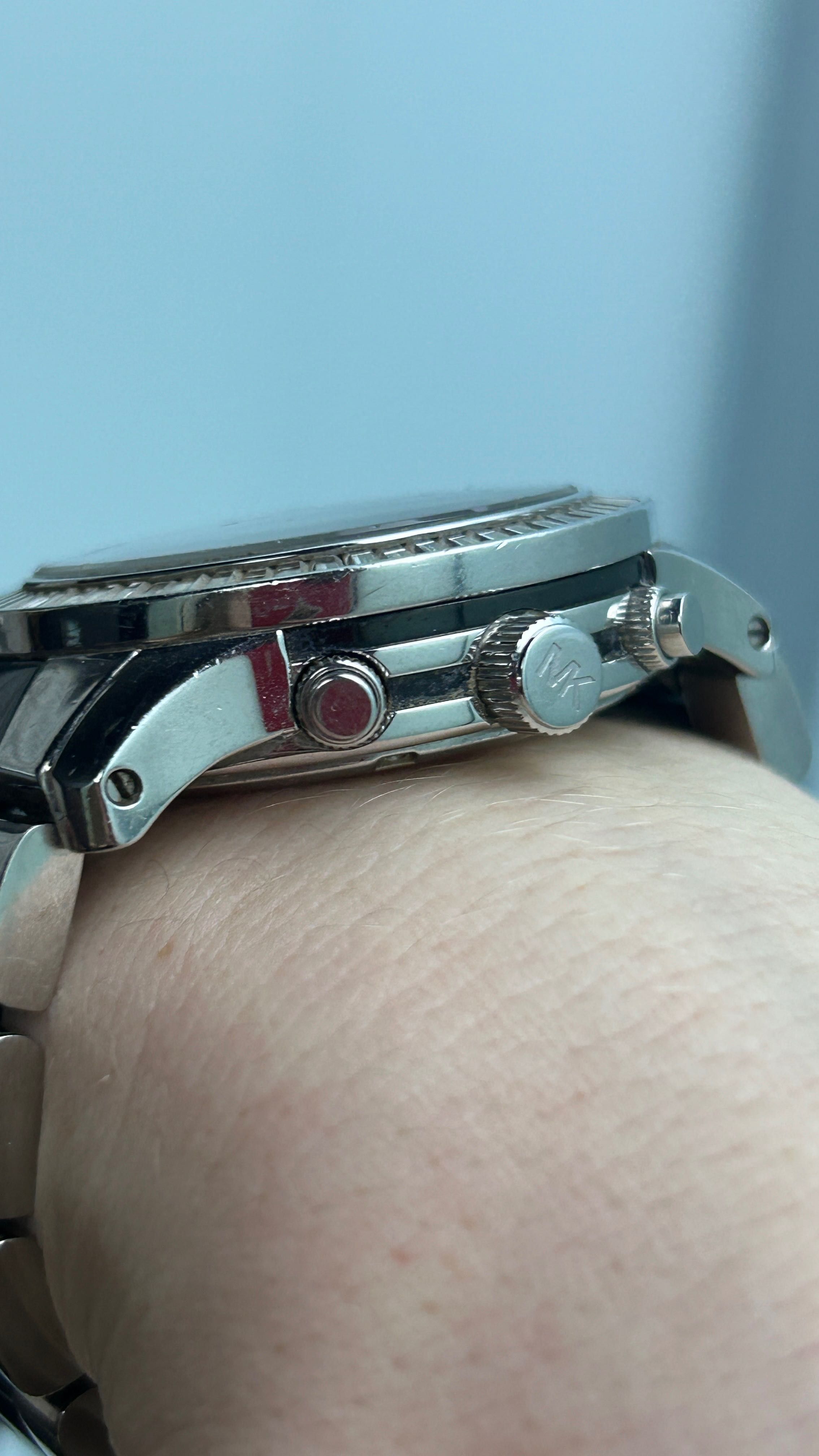 Годинник жіночий Michael Kors оригінал сріблясто-чорні кераміка MK5677