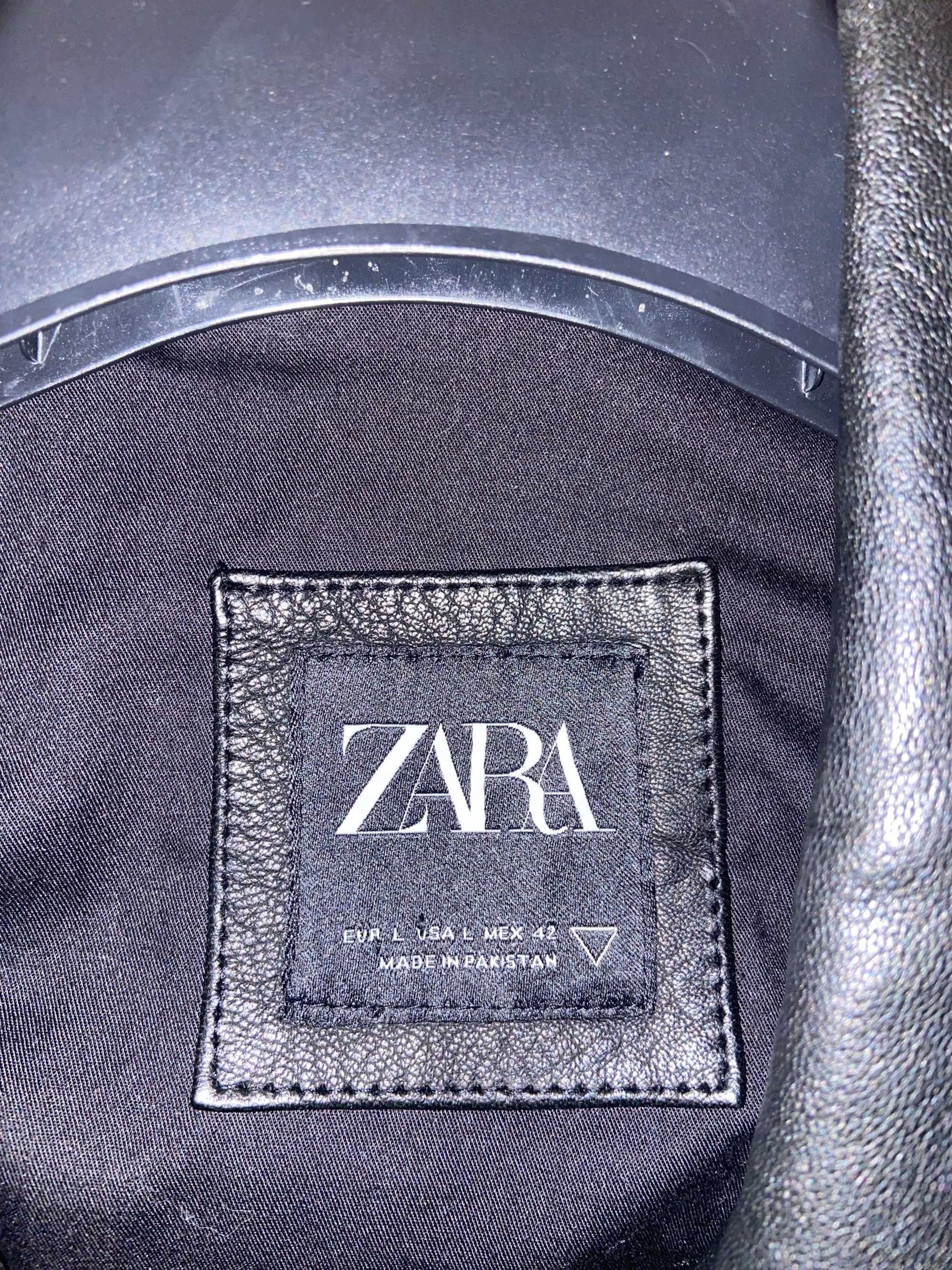 VENDE-SE CASACO DE COURO ZARA
