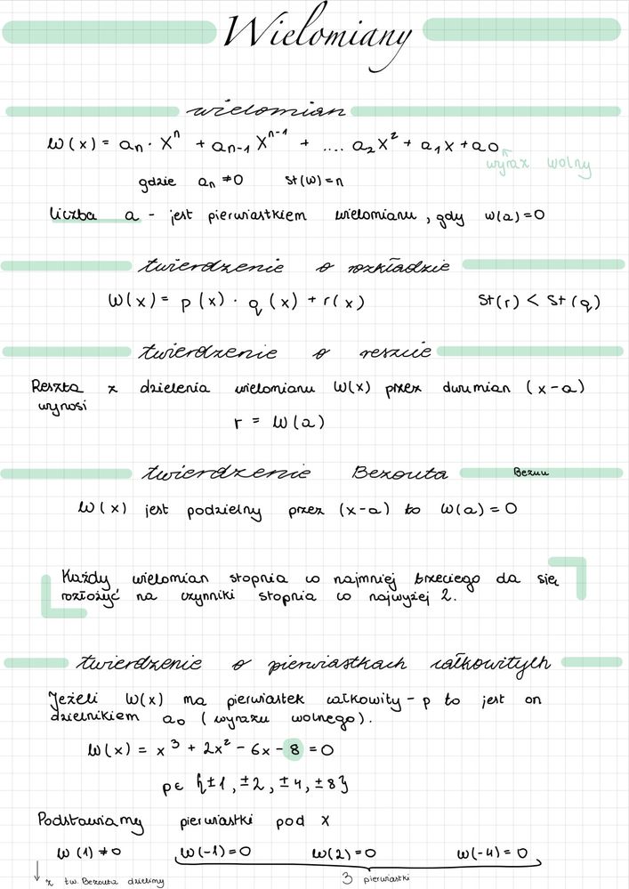 Wzory matematyczne na maturę podstawową i rozszerzoną