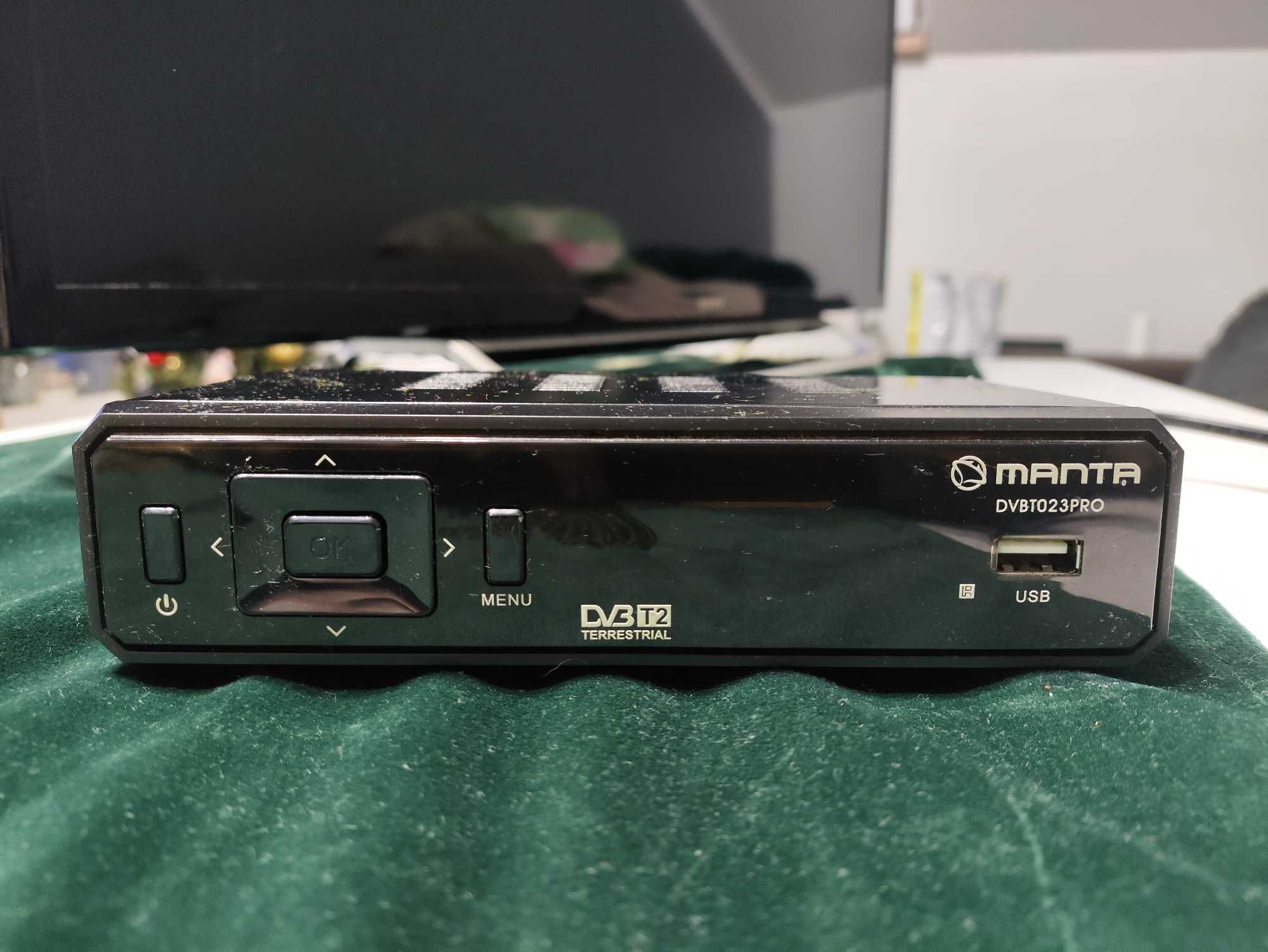 dekoder tuner dvb-t2 dvbt2 manta dvbt23pro