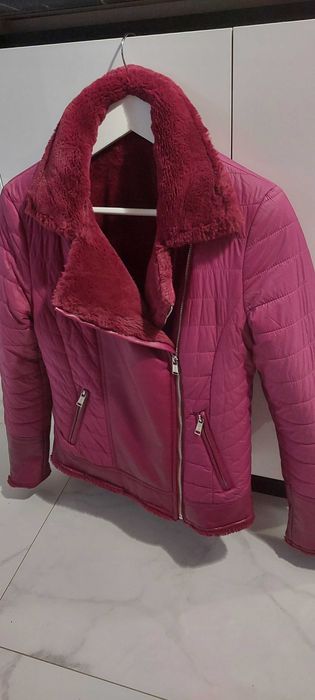 Куртка/шубка 2в1, Guess оригін, двохстороння. Розмір М/С.