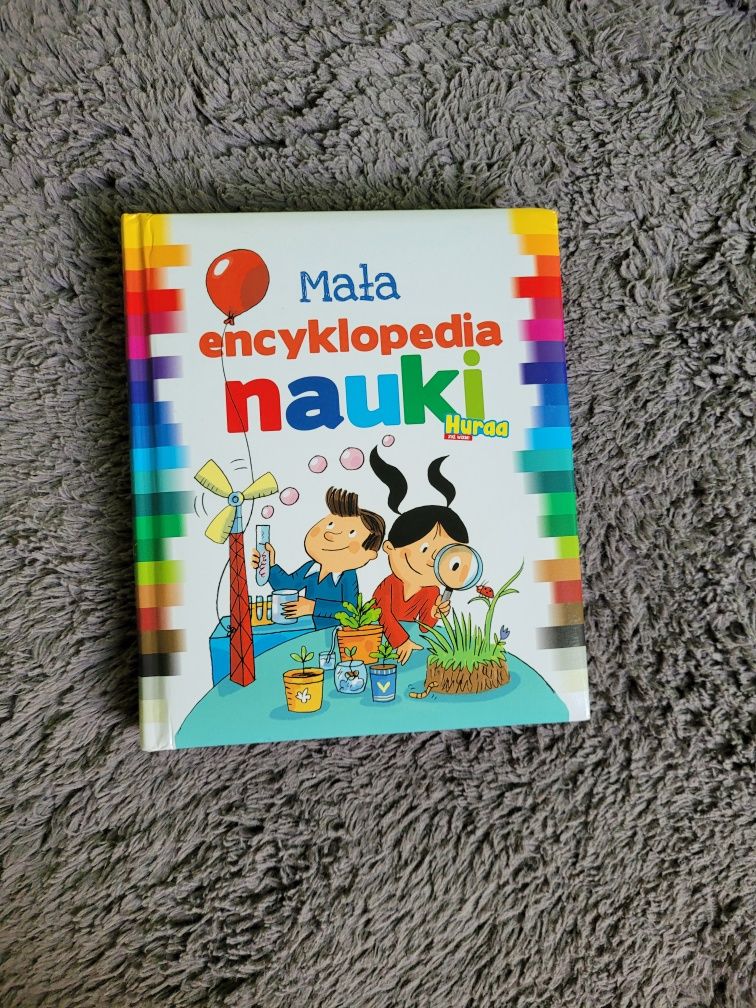 Książka "Mała encyklopedia nauki" z eksperymentami dla dzieci