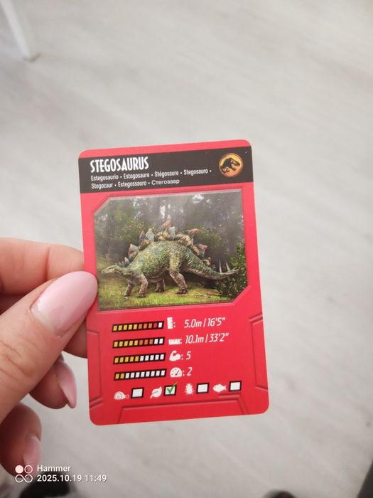 Dinozaur stegozaurus