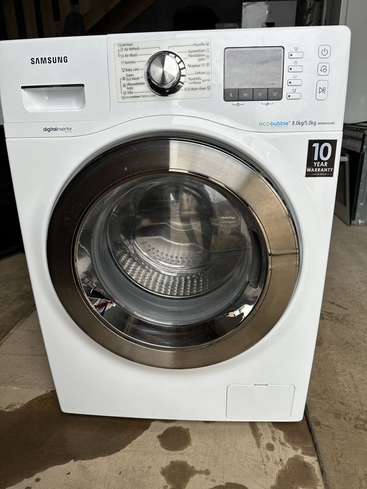 Пралка сушка 2в1 SAMSUNG 8-5кг Model WD806P4SAWQ
