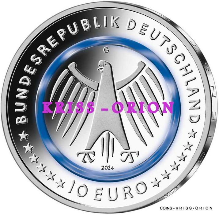 10 Euro 2024 Niemcy - Policja - Polimer ring