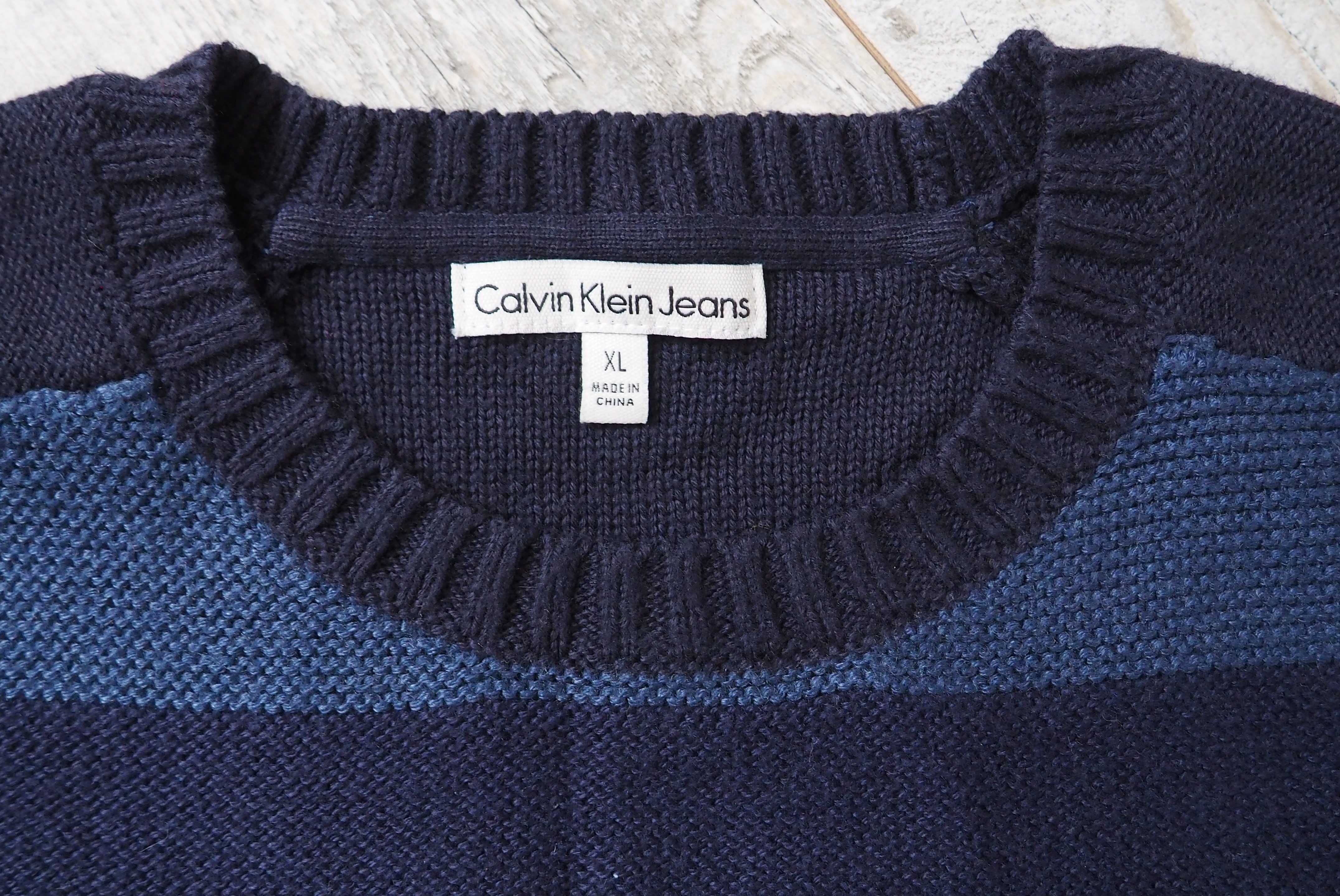 Calvin Klein Jeans_sweter męski_rozmiar XL