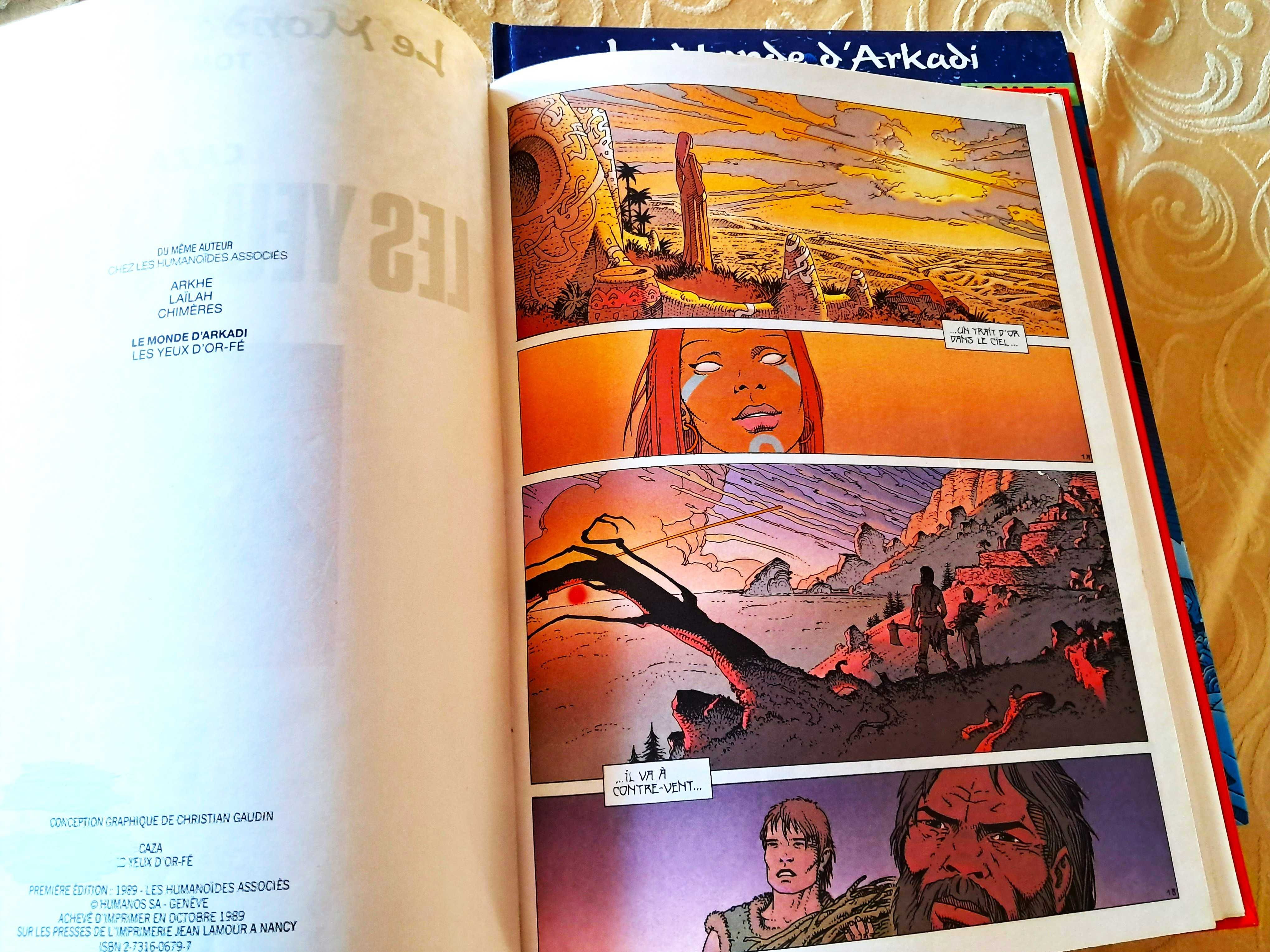 Livros BD - Caza - Le Monde d'Arkadi (francês)