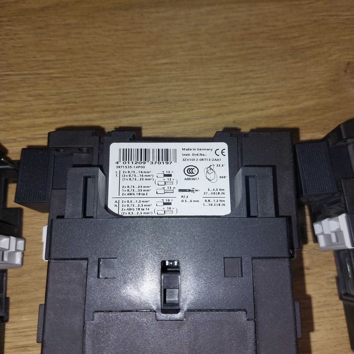 Stycznik Siemens Sirius 3RT1535-1AP00 2NO 2NC