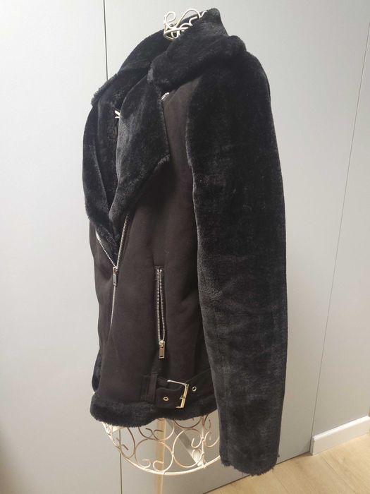 Kurtka miś-kożuszek,  BOOHOO, rozm. S-M ; 36-38