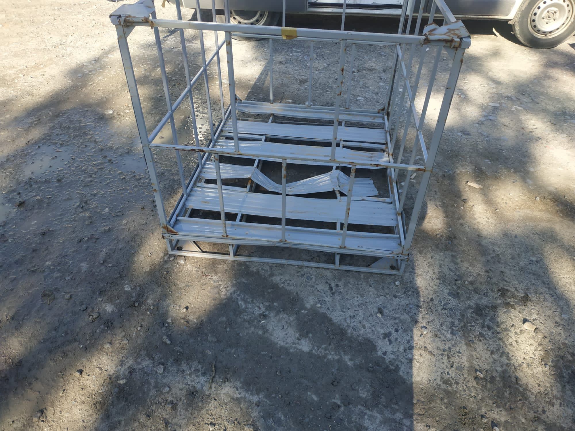 Gitterbox, kosz, skrzynia magazynowa. Idealna na drewno. Transport