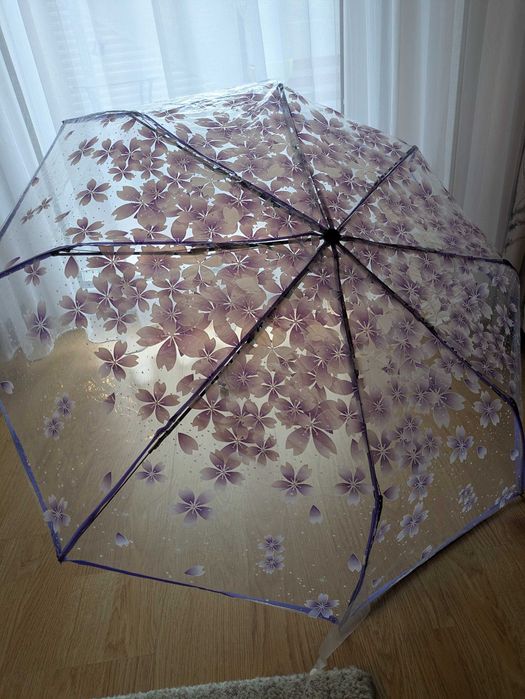 Parasol przezroczysty