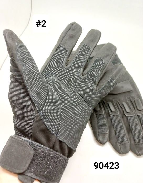 Тактичні рукавиці чорні 3 моделі в наявності