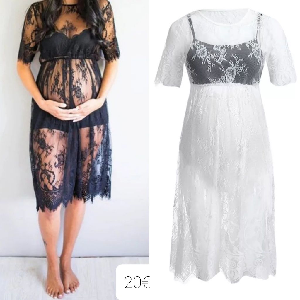 PROMOÇÃO - Vestidos Sessão Fotográfica Grávida NOVOS