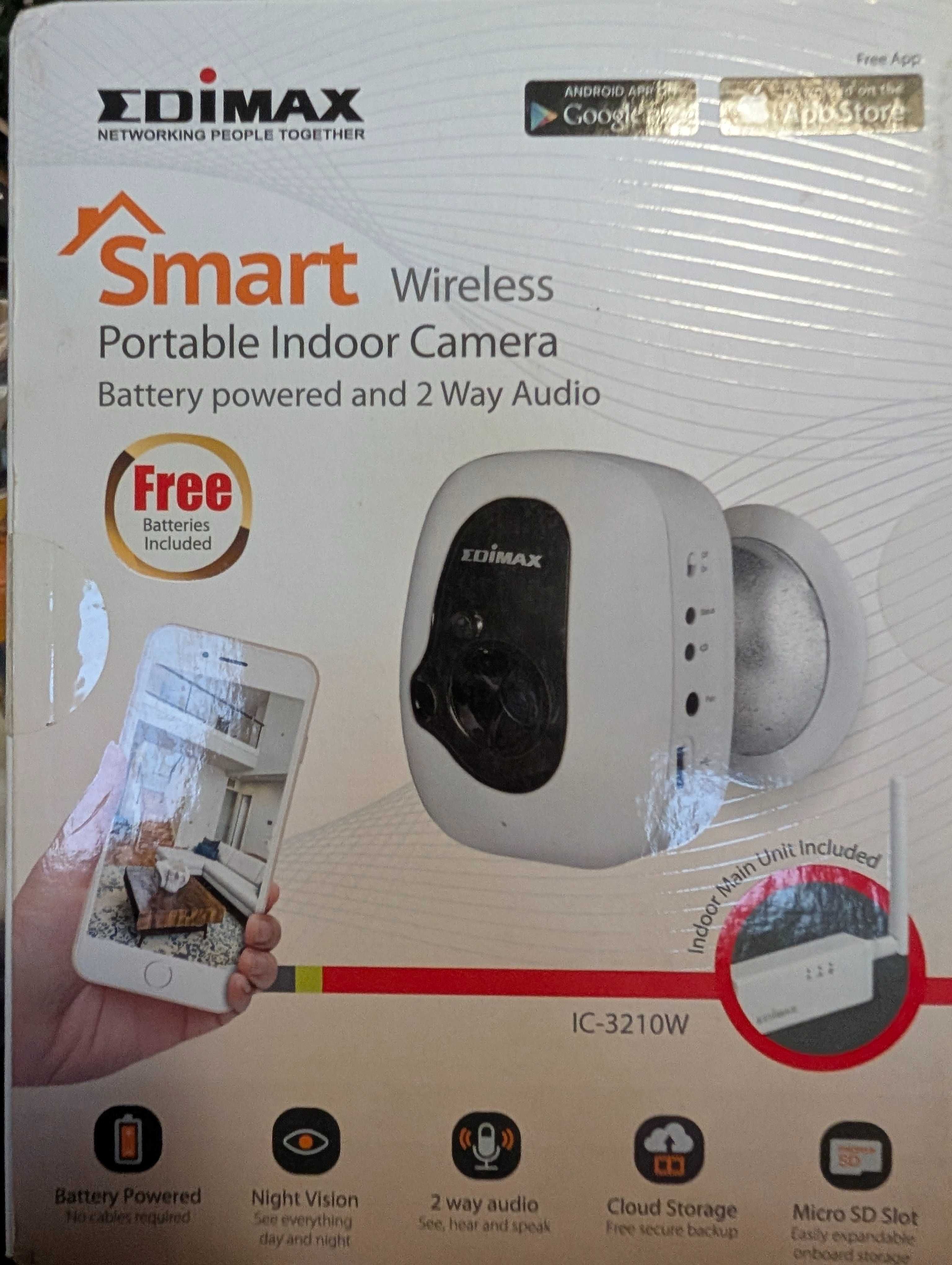 EDIMAX Smart Wireless Portable Indoor Camera IC-3210W