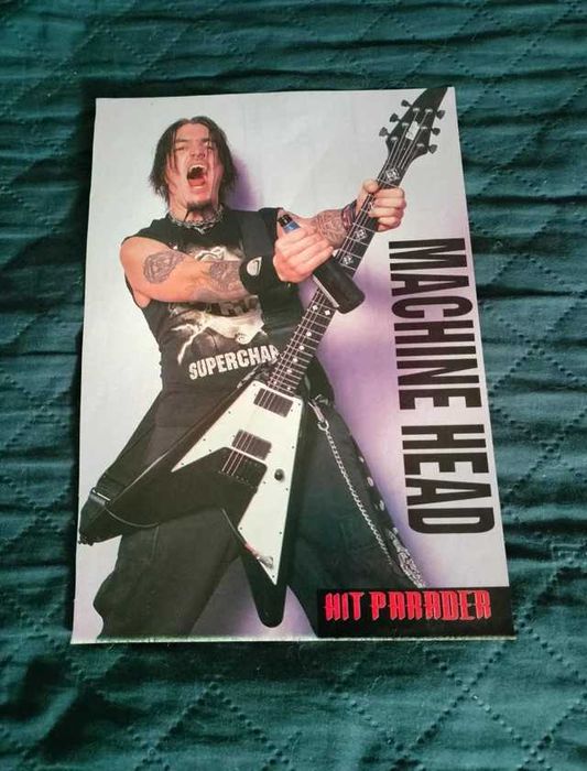 Póster A4 original Robb Flynn (Machine Head) – Era Supercharger