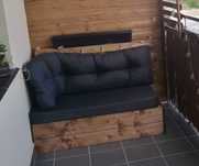 Materac + poduchy na meble z palet do ogrodu na balkon lub taras