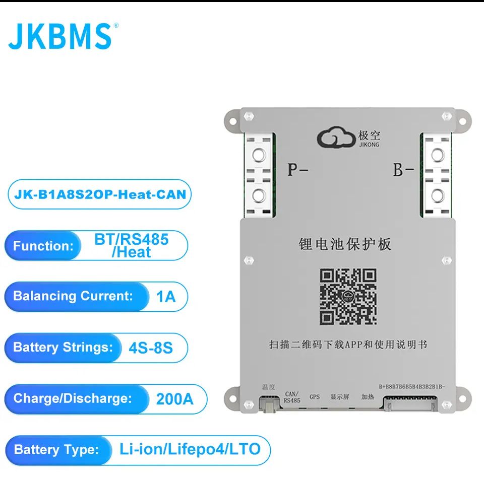 В наявності  БМС Smart JK BMS JiKong B1A8S20P- (по собівартості)
