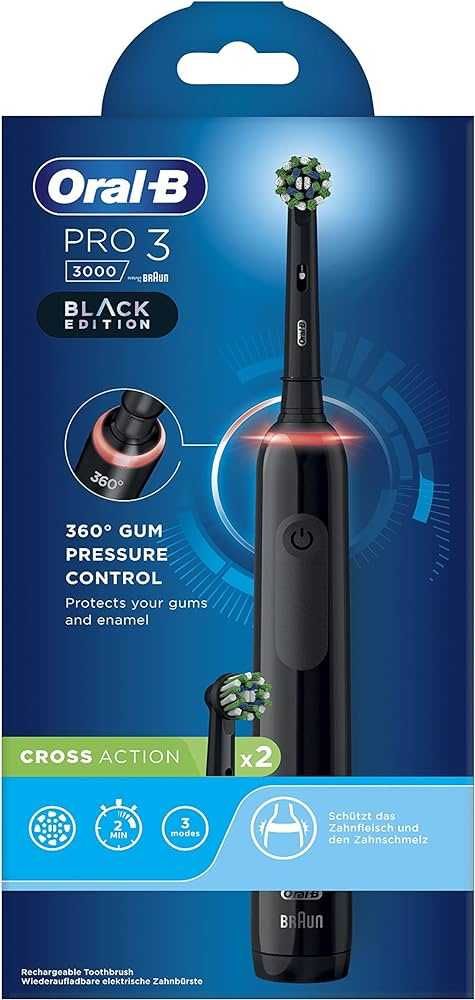 Szczoteczka elektryczna Oral-B Pro 3 3000 black edition