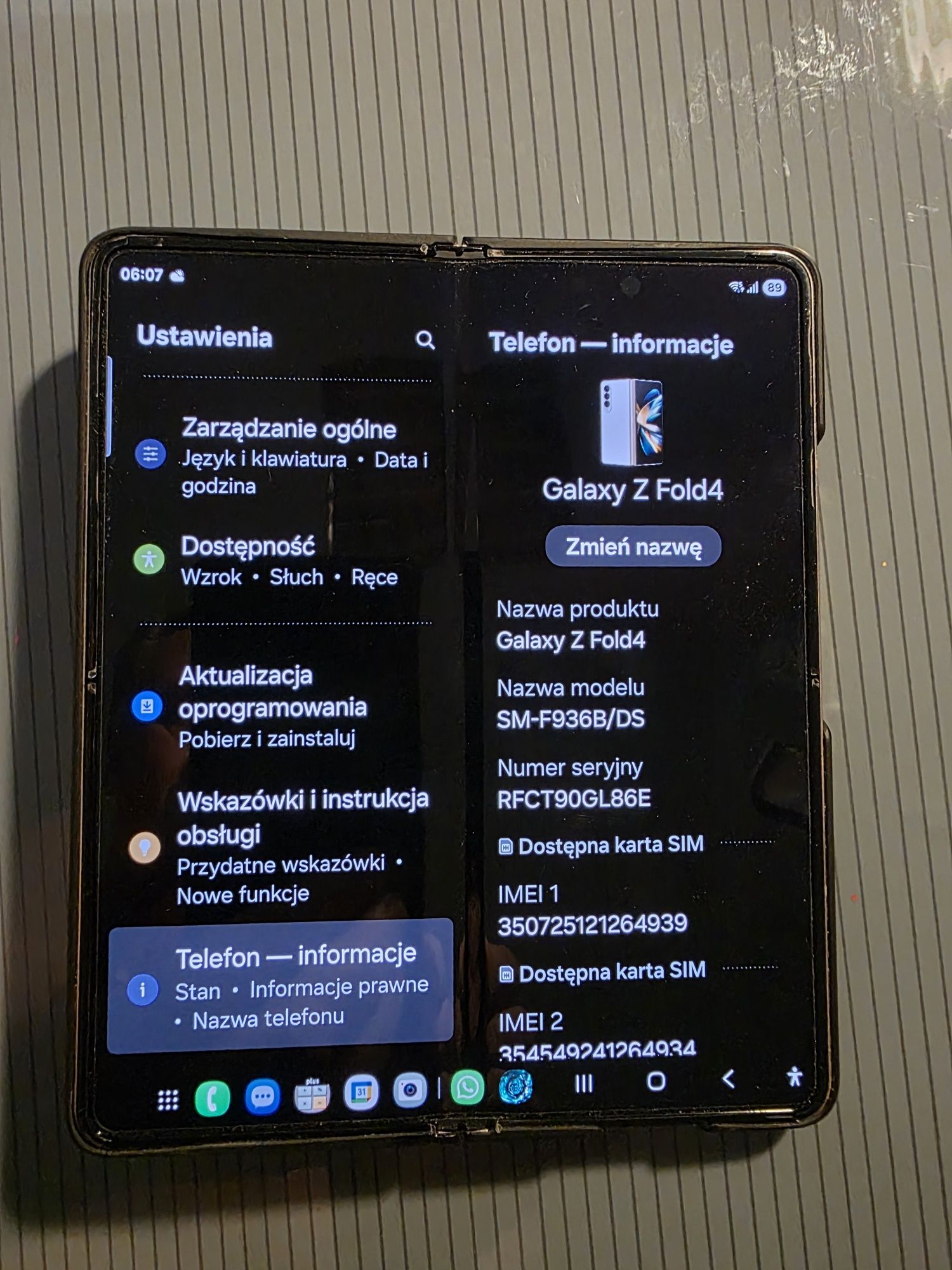 Samsung Z Fold 4 - 12/512