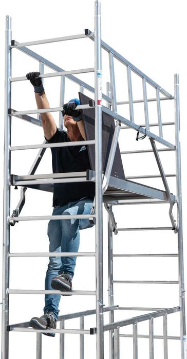 Rusztowanie Szerokie(1.35m) Krause ProTec XXL wysokość rob. 8,3m