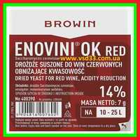 Активні винні сухі дріжджі Enovini OK RED для вина з винограду і вишні
