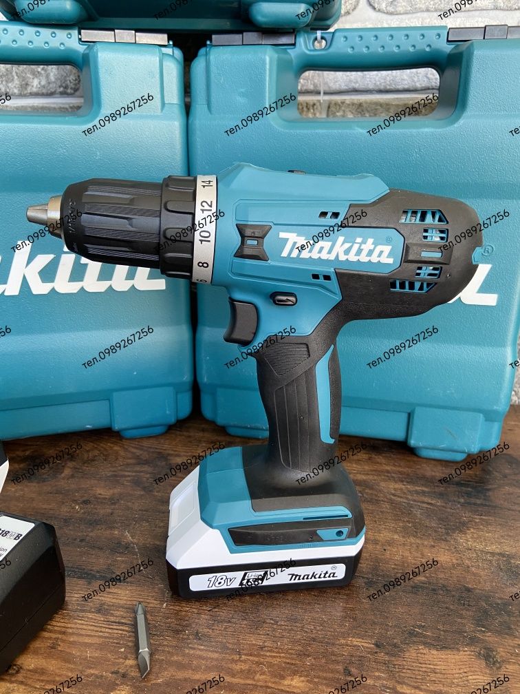 Аккумуляторная дрель, шуруповерт, шурупокрут, MAKITA ОРИГІНАЛ