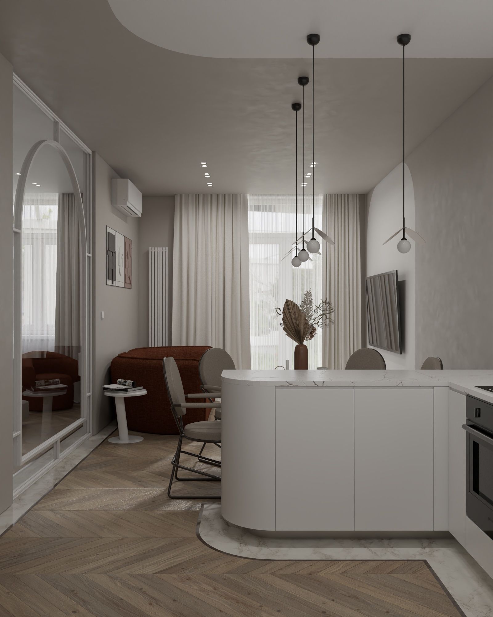Projektowanie wnętrz, mebli/salon/kuchnia/łazienka/wizualizacja