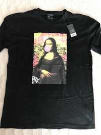 T-shirt, koszulka męska z nadrukiem Mona Lisa - 52/54 L